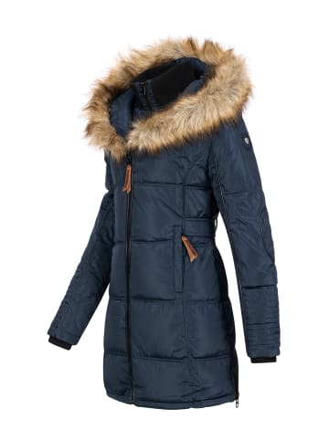 Winterjacke in Navy