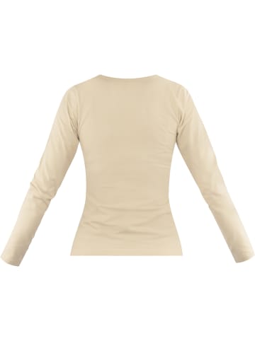 2 x Damen Langarmshirt Nimes in Beige