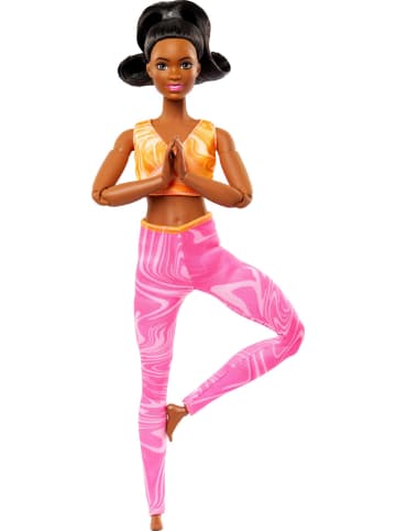 Barbie Made to Move Modepuppe brünett abnehmbare Kleidung biegbare Gelenke 3+