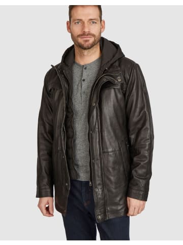 Lederjacke BUVILIO in Schwarz