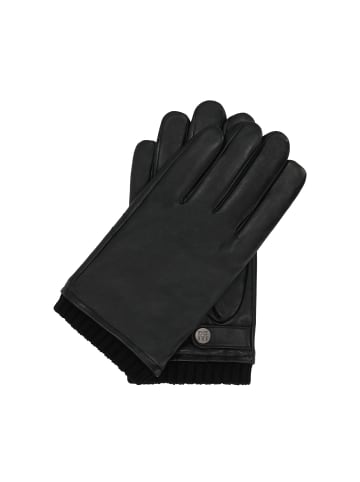 Handschuhe (Echt-Leder) in Schwarz