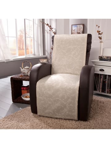 Sessel- und Sofaschoner in ecru