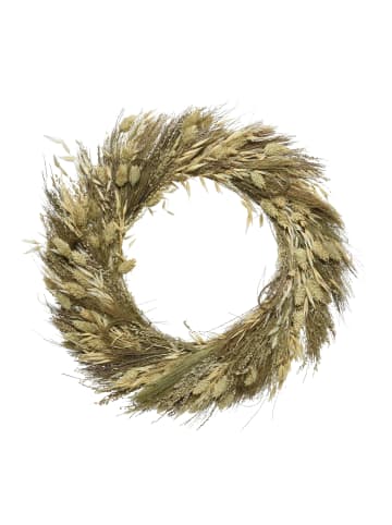 Dekokranz aus Trockenblumen in natur - D: 40cm