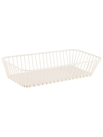 Korb in whisper white, 32,5 x 17,6 cm, H: 7,5 cm     