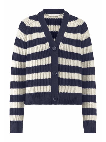 Strickjacke Streifen Relaxed in marine