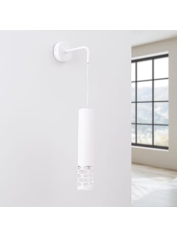 Wandlampe TWISTIO 1 white H 10 cm