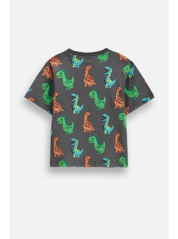 T-Shirt mit kurzen Ärmeln in schwarzgrau