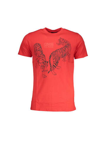 Rot Baumwolle Herren T-Shirt