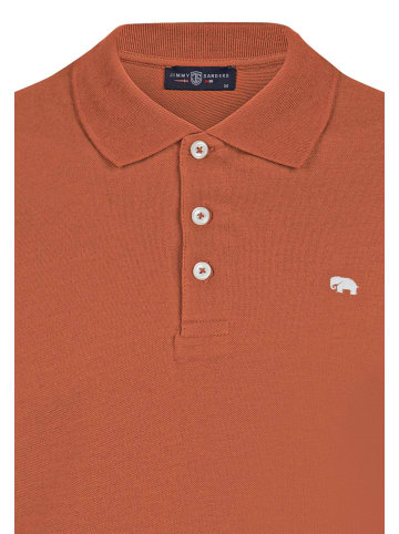 Polo Shirt Kurz Arm in Terrakotta