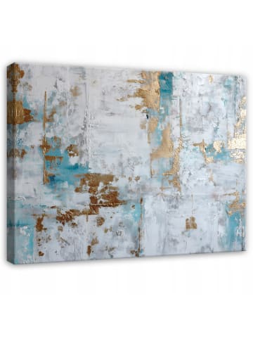 Leinwandbild Marmor in Grau