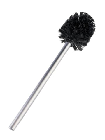 WC-Bürste mit Edelstahlstiel Matt 3er Set, Ø 8 x 35 cm in Schwarz