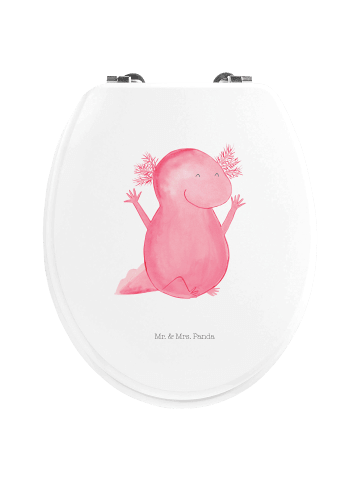 Toilettensitz Axolotl Hurra ohne Spruch in Weiß