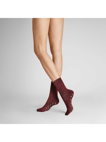 Socken Homepads antirutsch in Purple red
