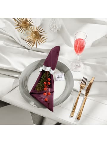 Serviette 2er-Pack Madrid in beere