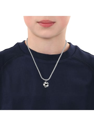 Kette mit Anhänger Edelstahl in silber