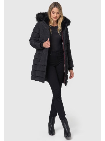 Winterjacke Navahoo Lotusblüte Princess Damen Winter Steppjacke B897 in Schwarz