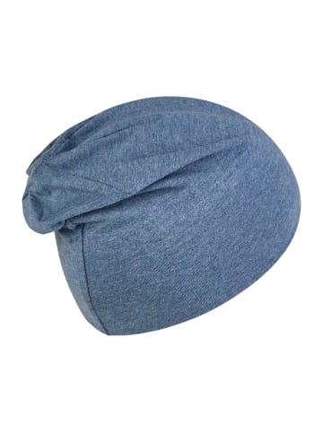 OCS Beanie melange in tintenblau melange
