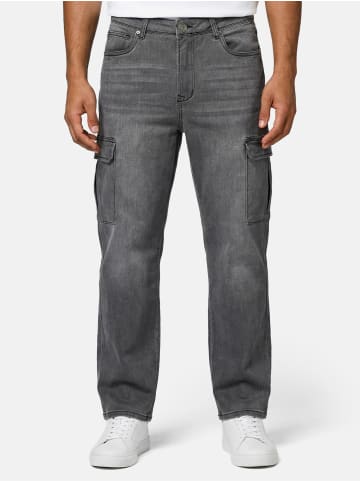 Cargo Jeans "A112" - Regular Fit - in Grau