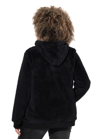 Sweatjacke in schwarz