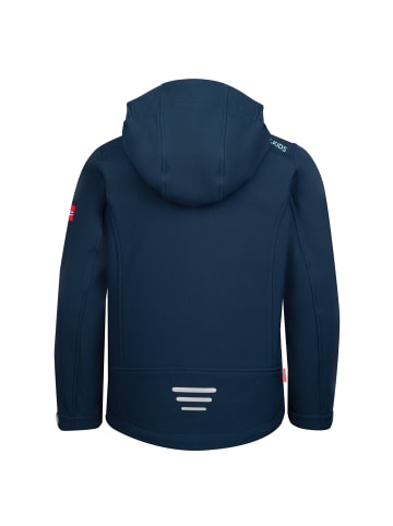 Softshelljacke Trollfjord in navy/aqua