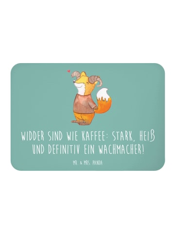 whiteboardmagnet Widder Power mit Spruch in Meeresbrise