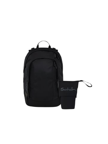 Schulrucksack-Set AIR Blackjack 2-teilig in Schwarz