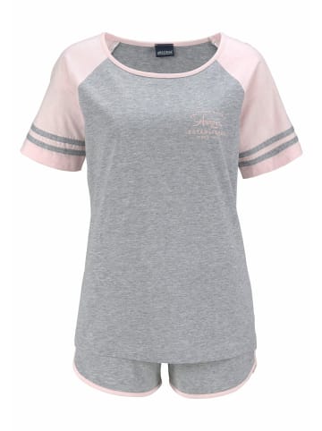 Shorty in grau-rosa