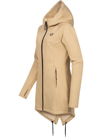 Sweatjacke Wingi in Taupe