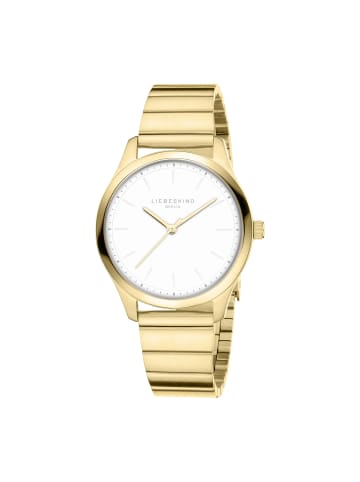 Armbanduhr The Round Staple in gold