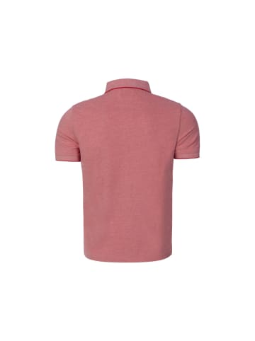 Poloshirt 2 Tone SS in rot