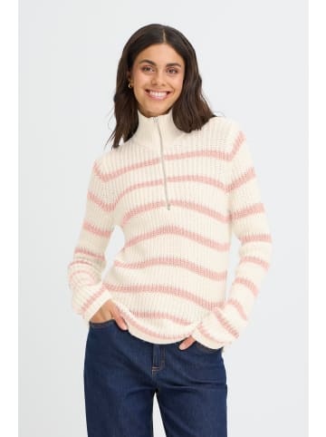 Strickpullover FRKAMIA Regular fit in Rose Smoke w. Whisper White