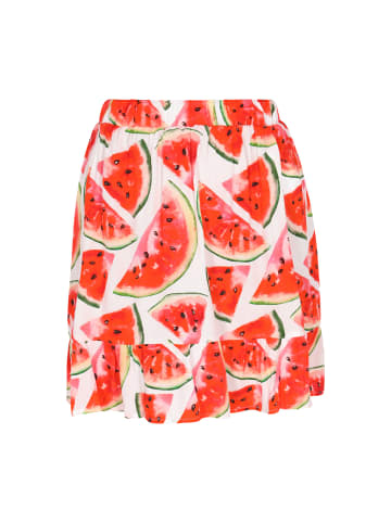 Women Skirt in red multicolor