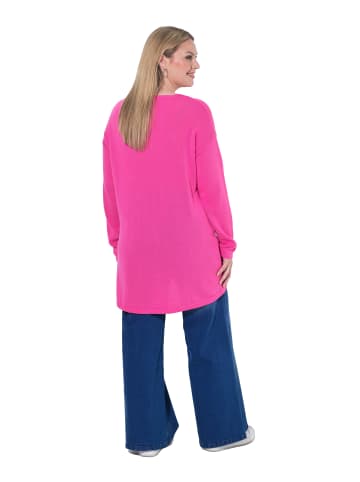 Pullover in hibiskuspink