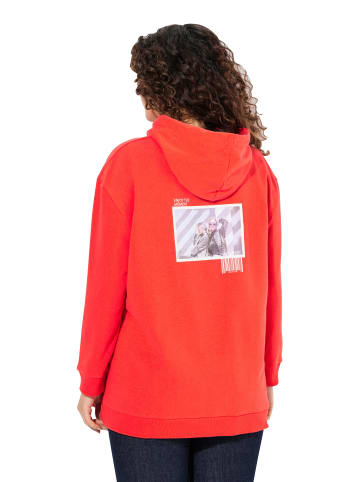 Sweatshirt in hibiskusrot