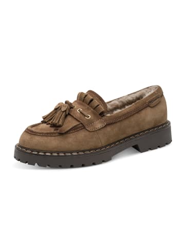 Klassische Slipper 1-24716-47 in braun