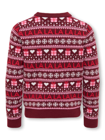 Strickpullover in Cabernet