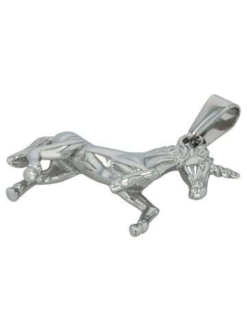 Mädchen Anhänger – Einhorn Anhänger aus Edelstahl in silber