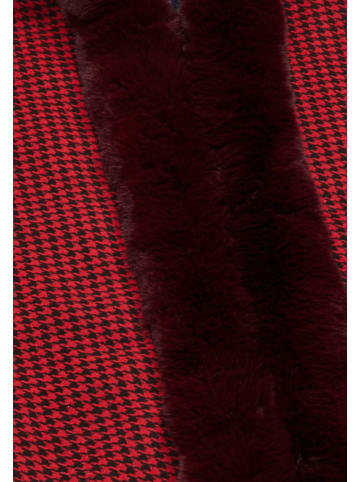 Damen Poncho in Rot