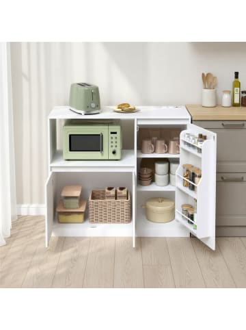 Küchenschrank Kailyn in Weiß - (B)90 x (H)90 x (T)40 cm