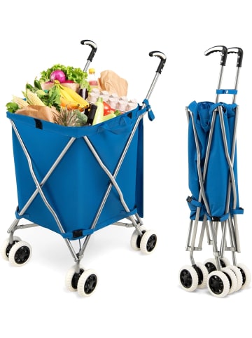 Einkaufstrolley 90 L in Blau