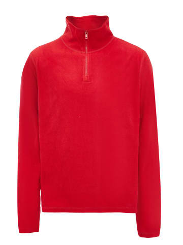 Herren Fleecepullover in Rot