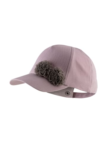 Basecap Blumen in helllila