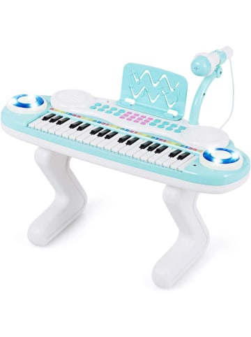 37 Tasten Klaviertastatur mit Licht in Blau