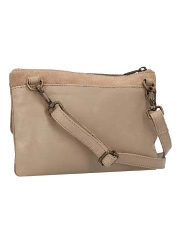Seventies Suede Umhängetasche Leder 21 cm nomad