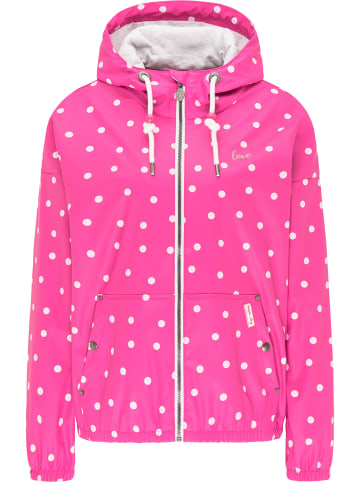 Damen Regenjacke in Pink Aop