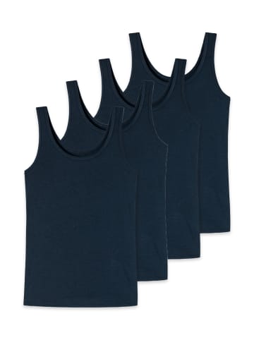 Unterhemd / Tanktop Bamboo Cotton in Dunkelblau
