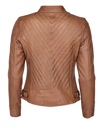 Lederjacke Jeannette in cognac