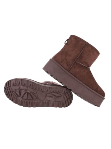 Stiefelette in Braun