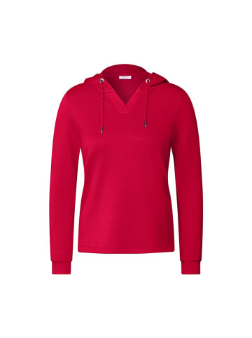 Sweatshirt in granita red