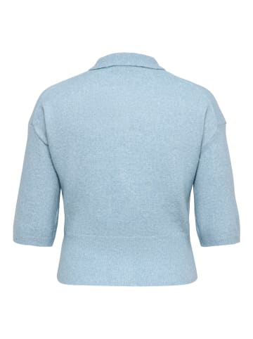 Strickjacke in Dusty Blue 1